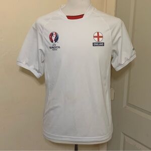 Soccer Souvenir Uefa 2016 Euro Cup England National Jersey Sz Small France White
